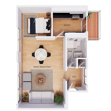 Modern & Minimal - Design-apartment In Stadtmitte Apartment Wesel (North Rhine-Westphalia)